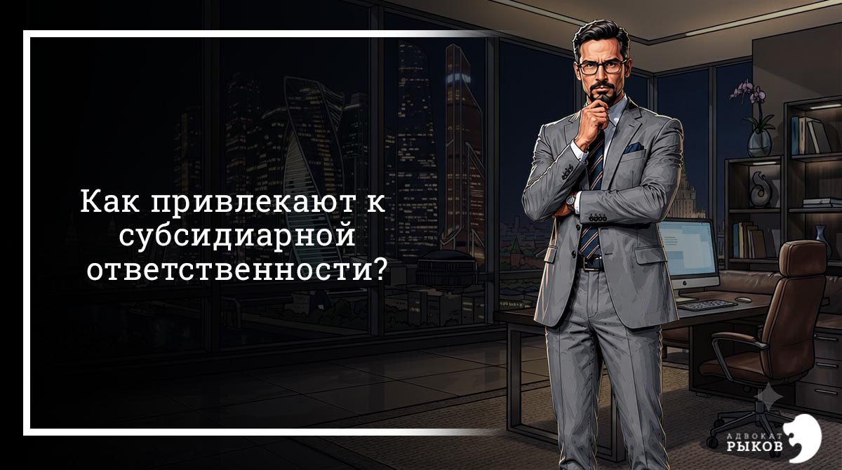 Как привлекают к субсидиарной ответственности?