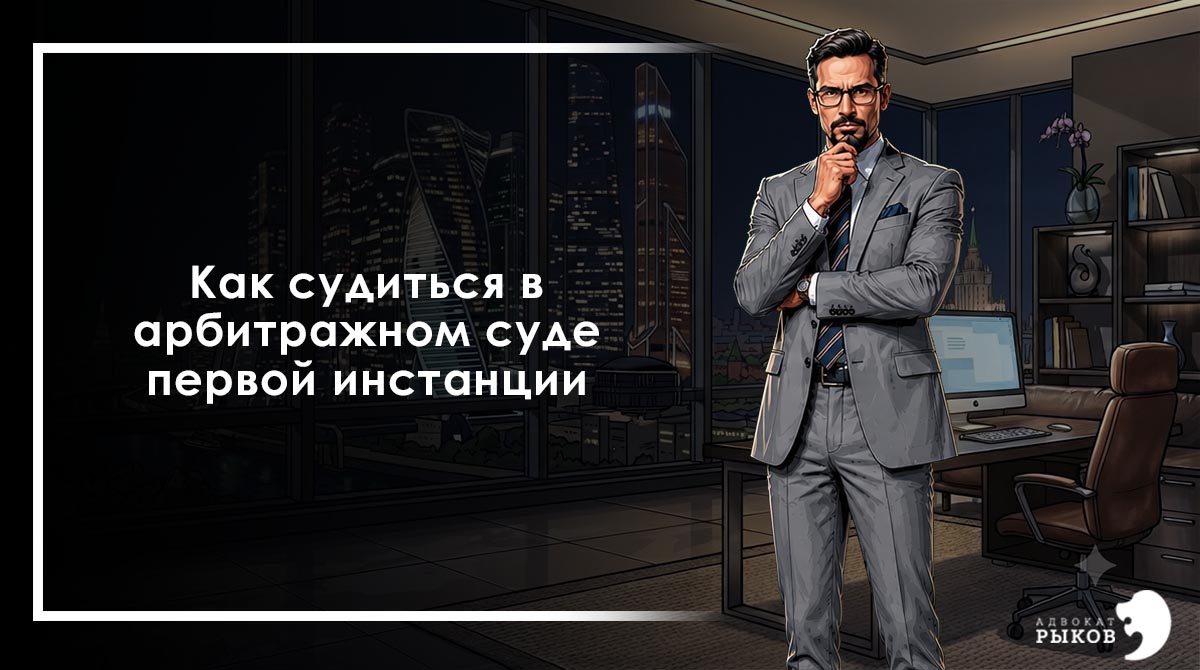 Как судиться в арбитражном суде первой инстанции?
