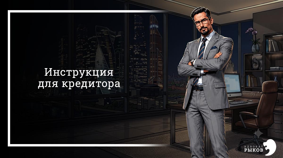Инструкция для кредитора