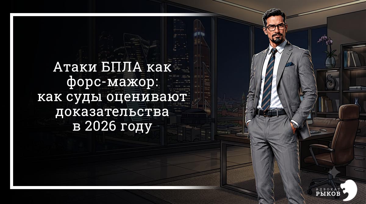 Атаки БПЛА как форс-мажор: как суды оценивают доказательства в 2026 году