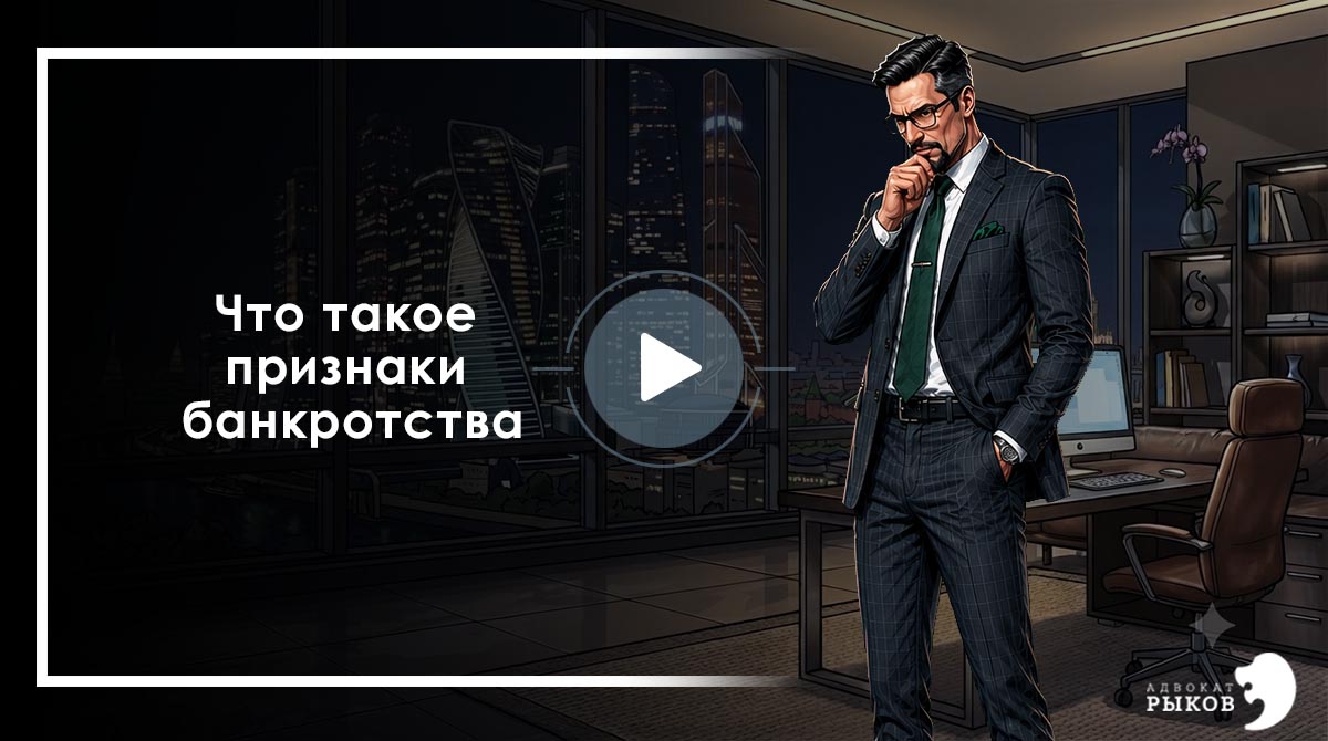 Что такое признаки банкротства?